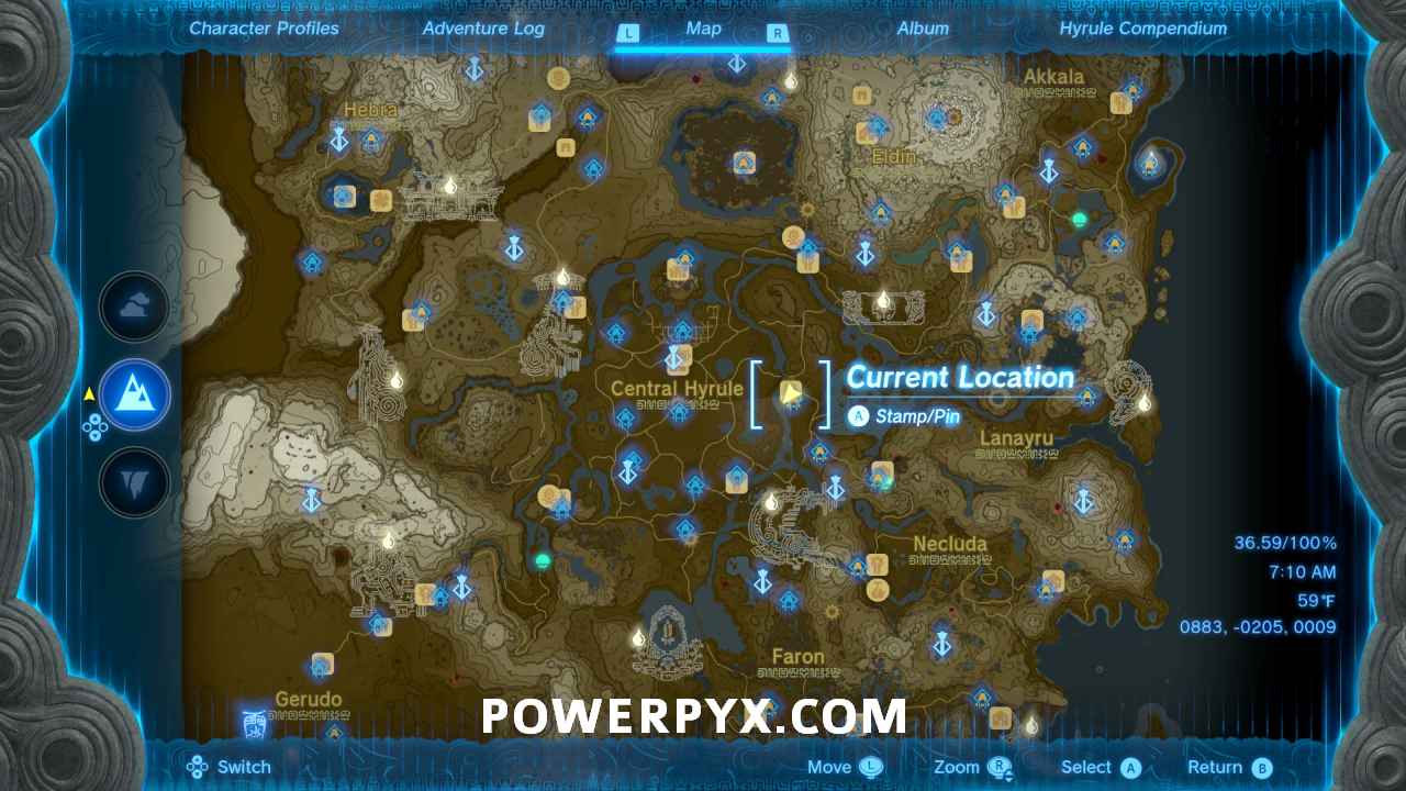 well locations in tears of the kingdom