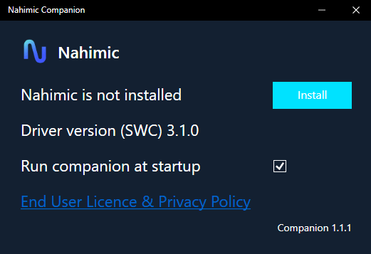 nahimic audio driver should be installed first