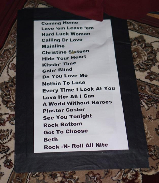 setlist kiss end of the road 2023