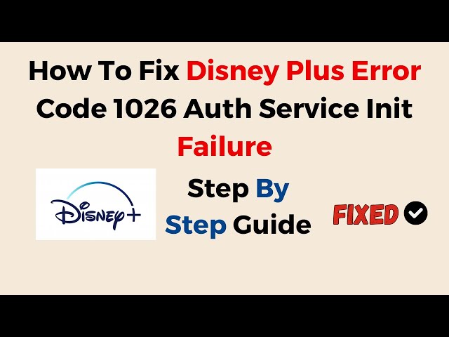 error code 1026 disney