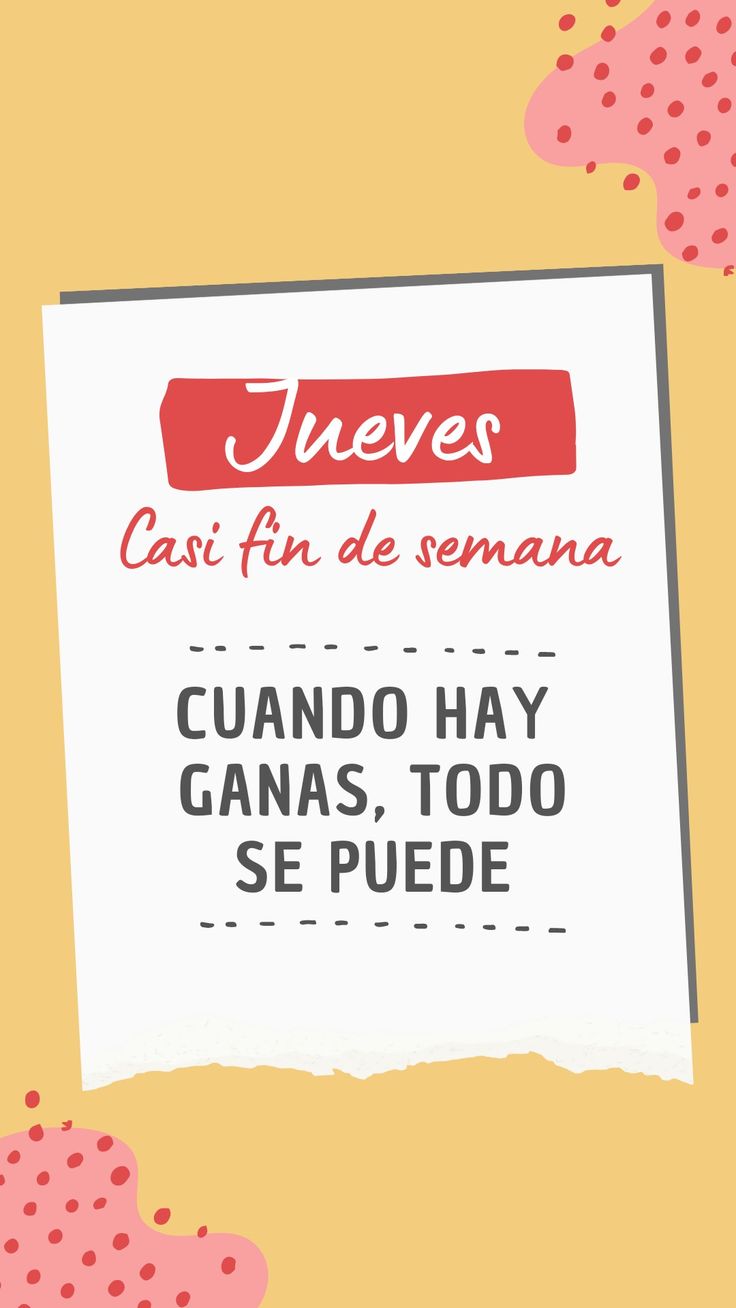 jueves frases motivadoras