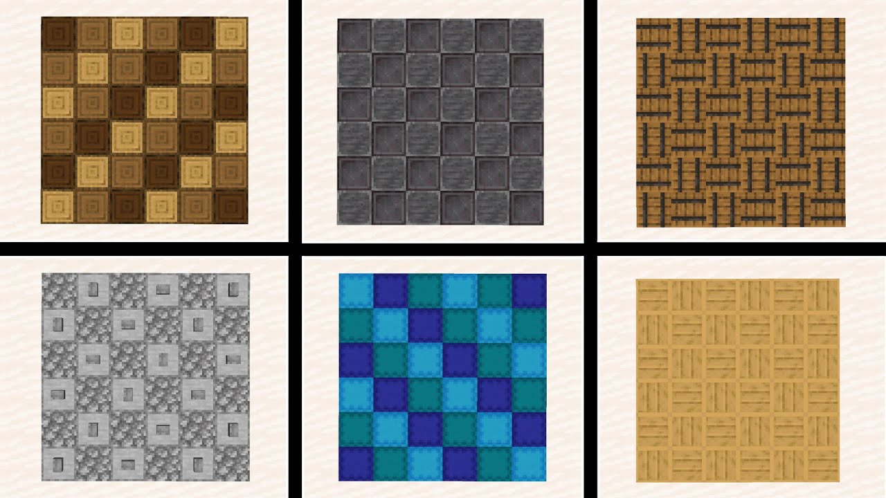 minecraft floor design