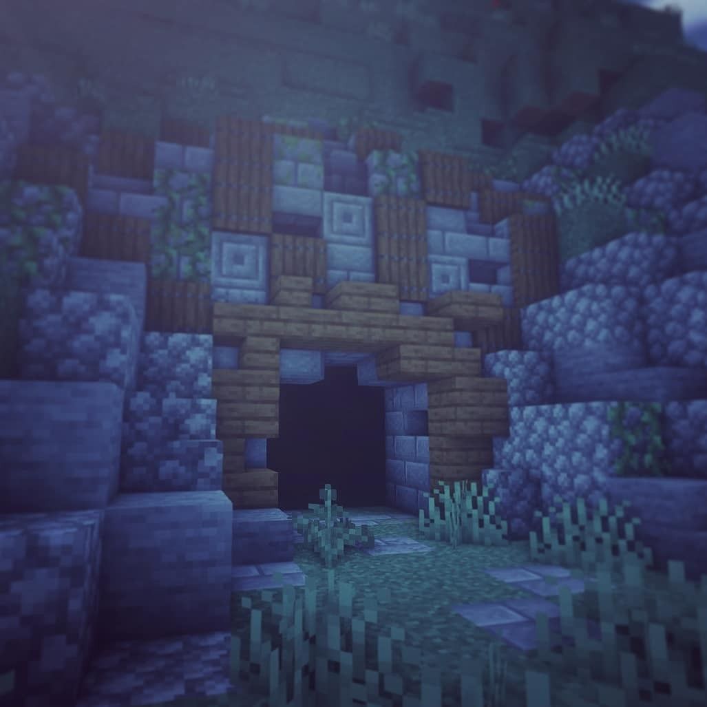 cave entrance minecraft