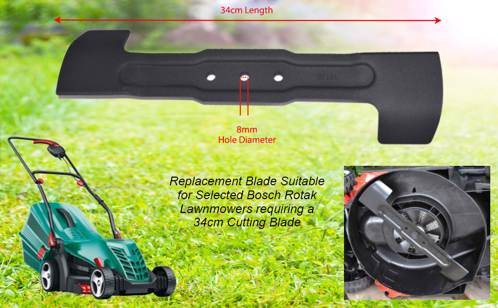 bosch lawn mower blade replacement