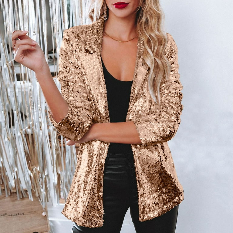 sparkly blazer womens