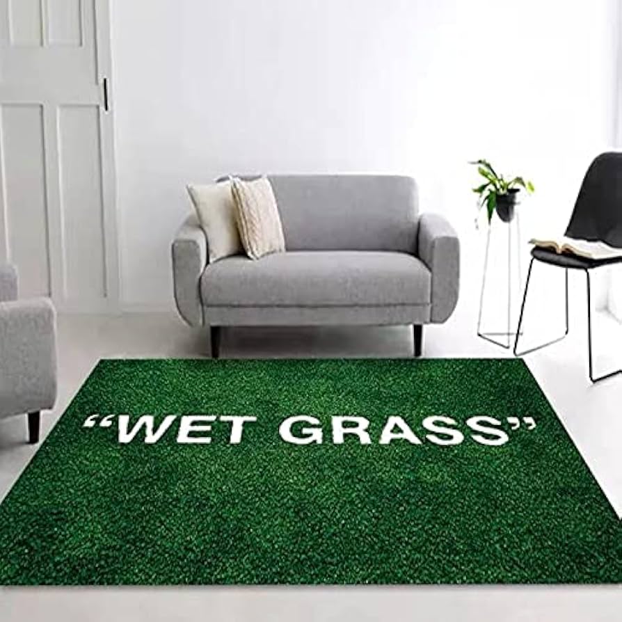 tapis wet grass