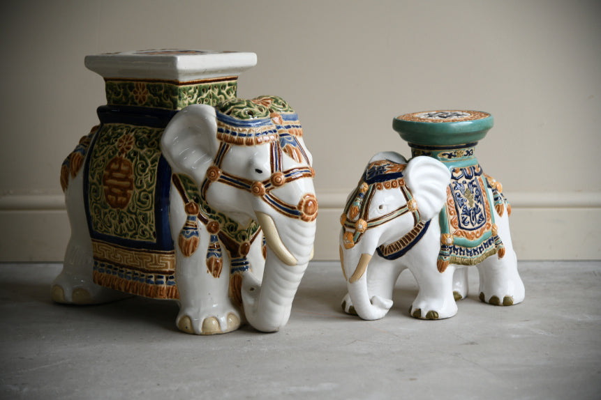 ceramic elephant plant stand