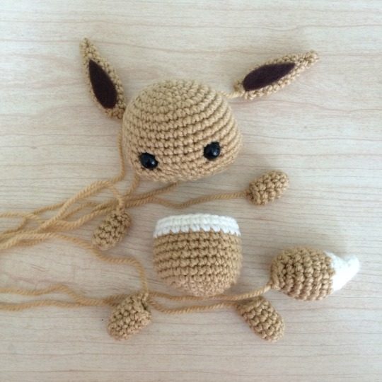 eevee amigurumi free pattern