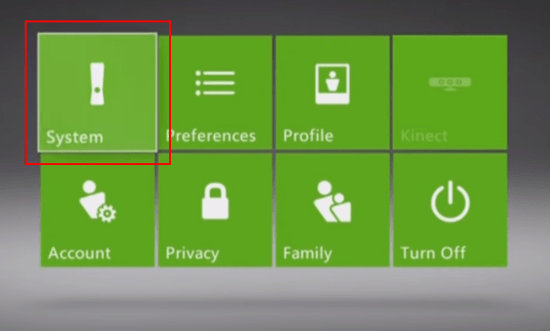 restore factory settings xbox 360