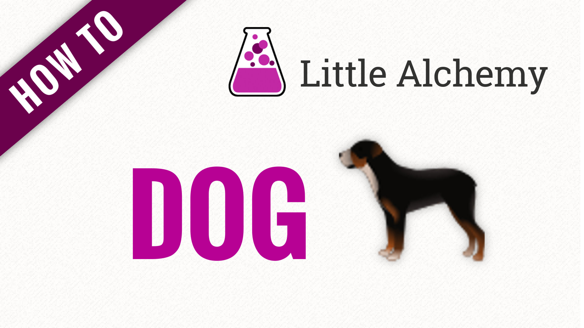 how to make dog in little alchemy