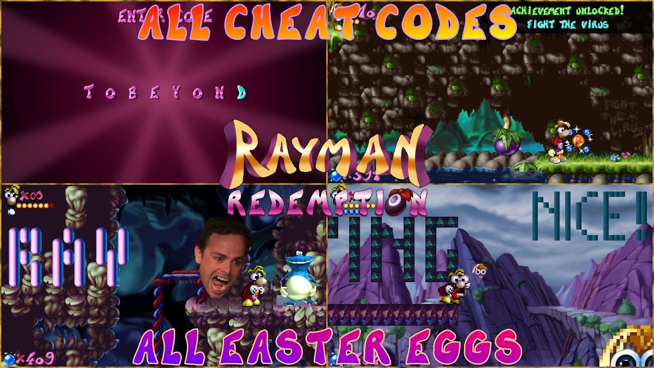 ps1 rayman cheats