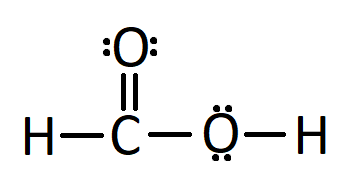 lewis diagram for hcooh