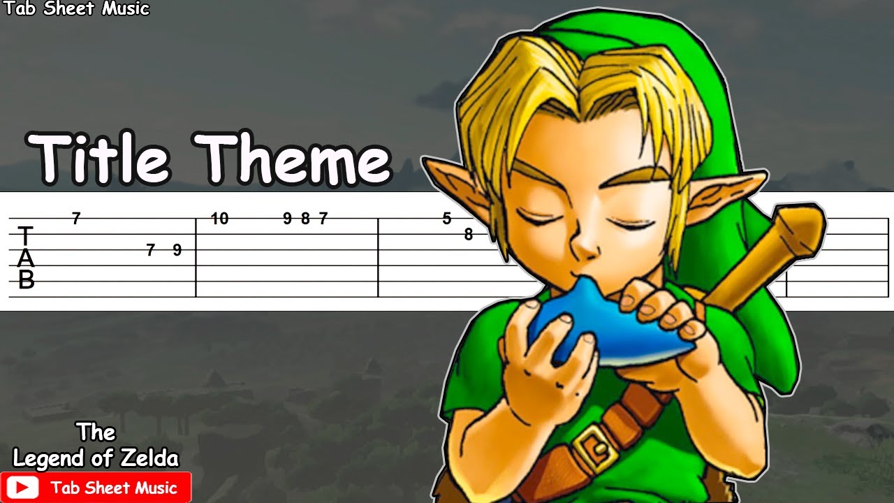 ocarina of time title theme tab