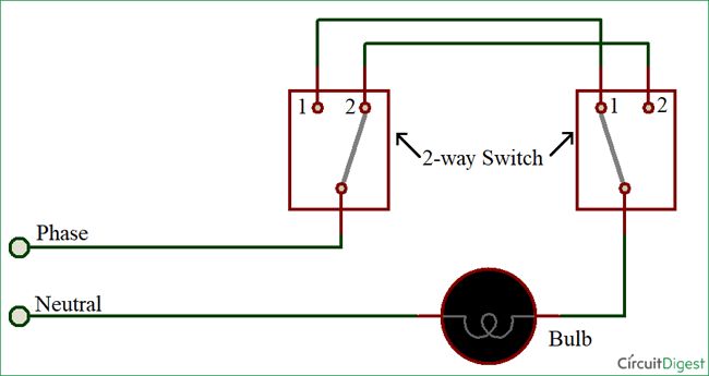 wiring diagram of two way switch