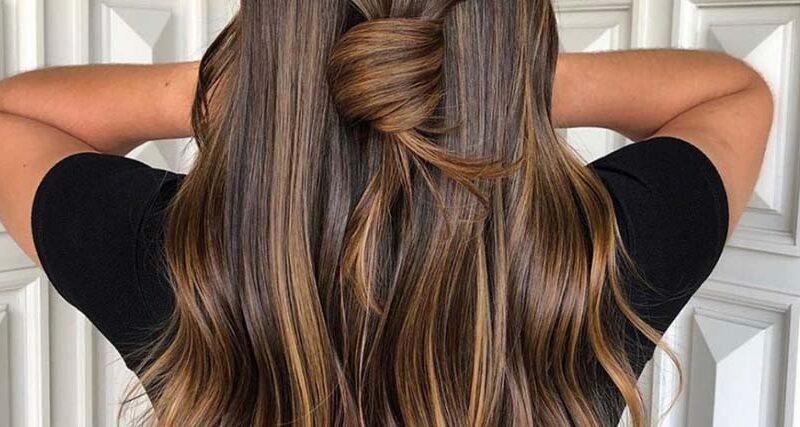 balayage cabello largo liso