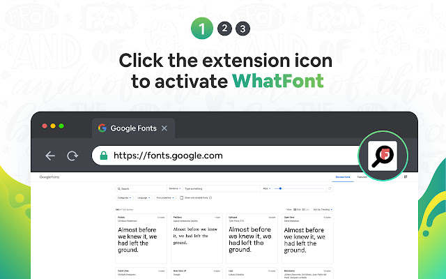 whatfont google chrome