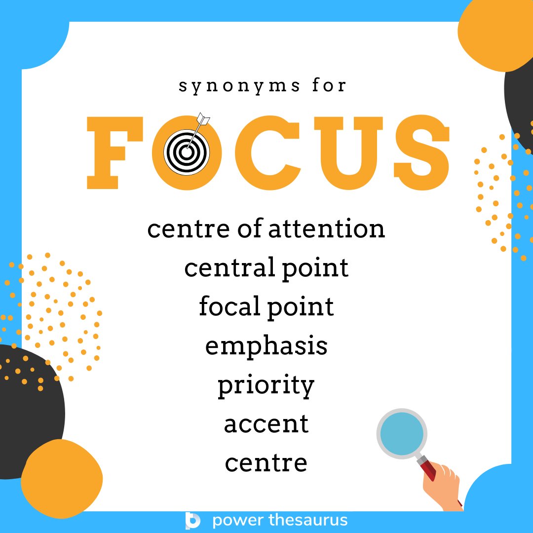 synonym focus