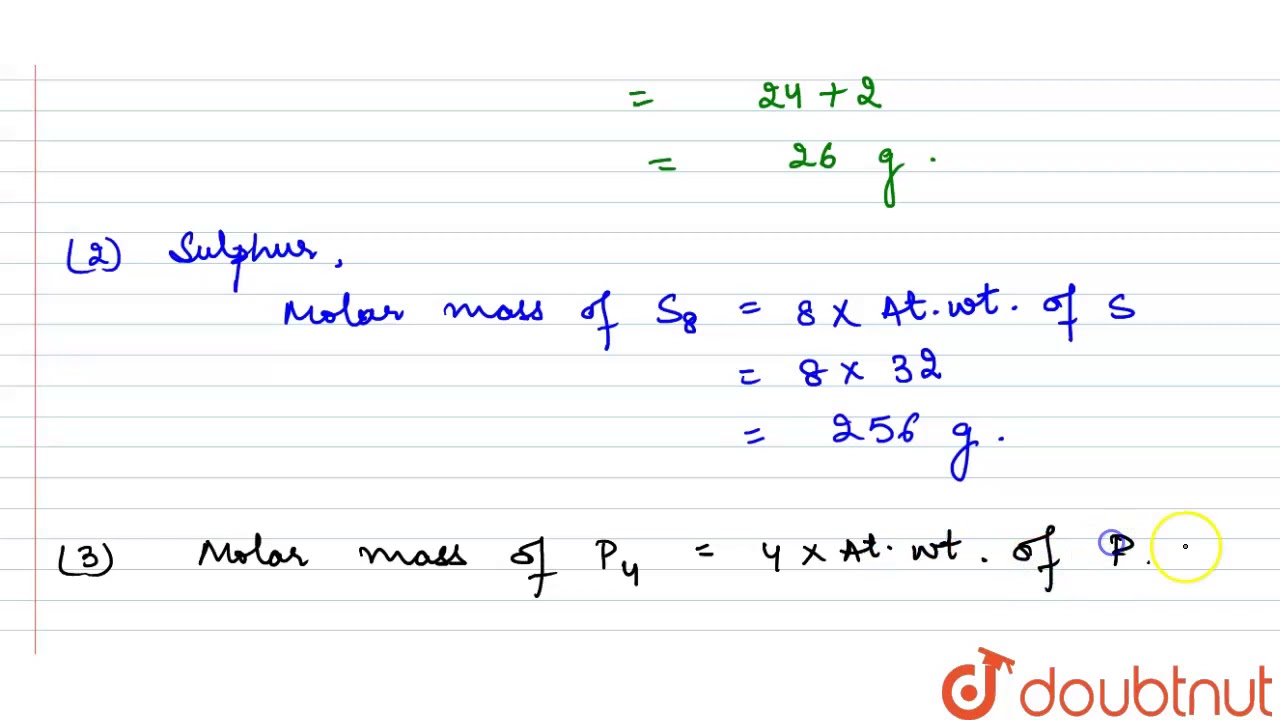 molar mass of c2h2