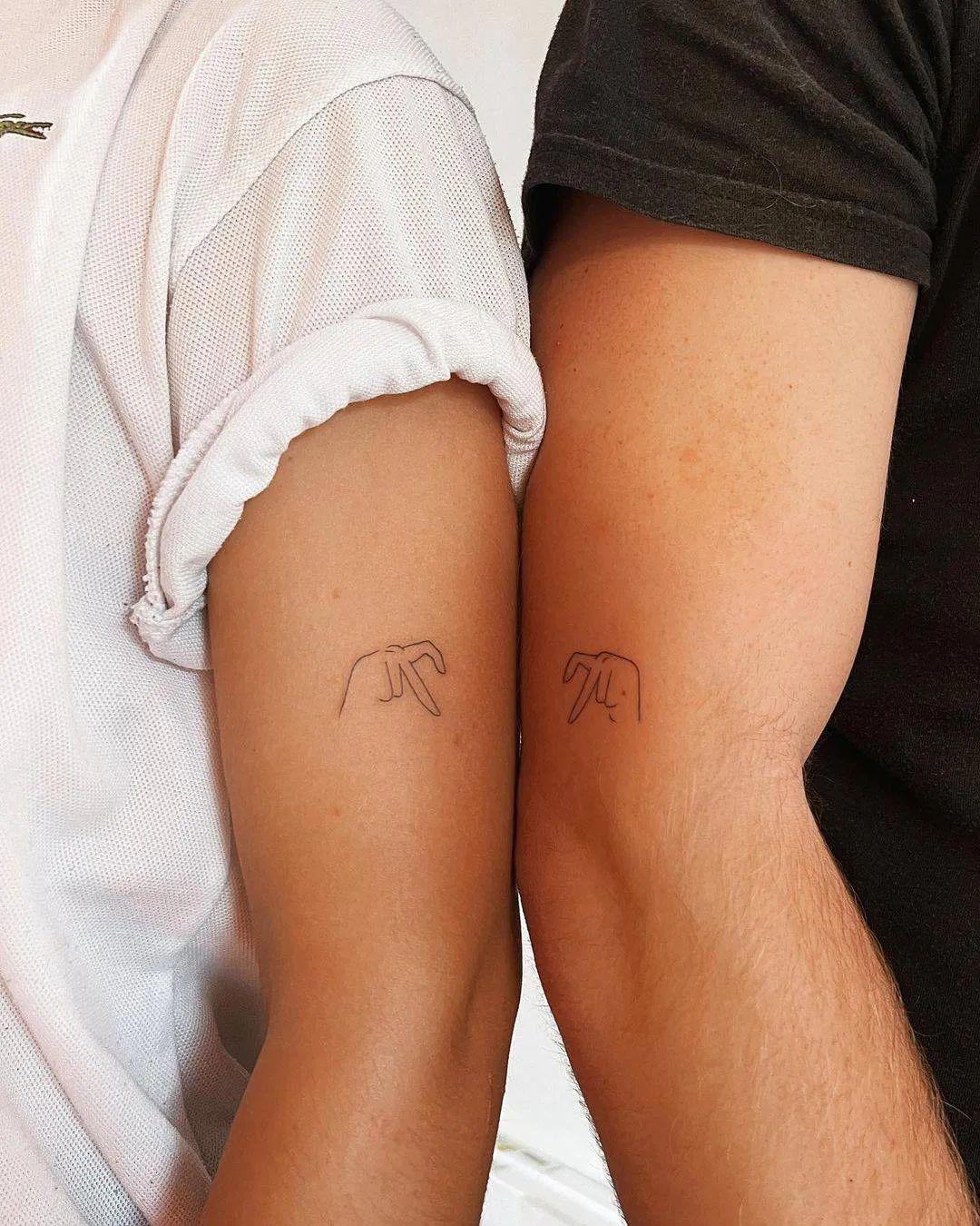 pequeño tatuajes de hermanos