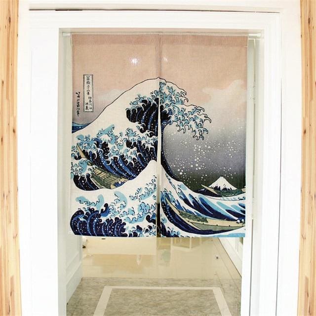 japanese door curtain