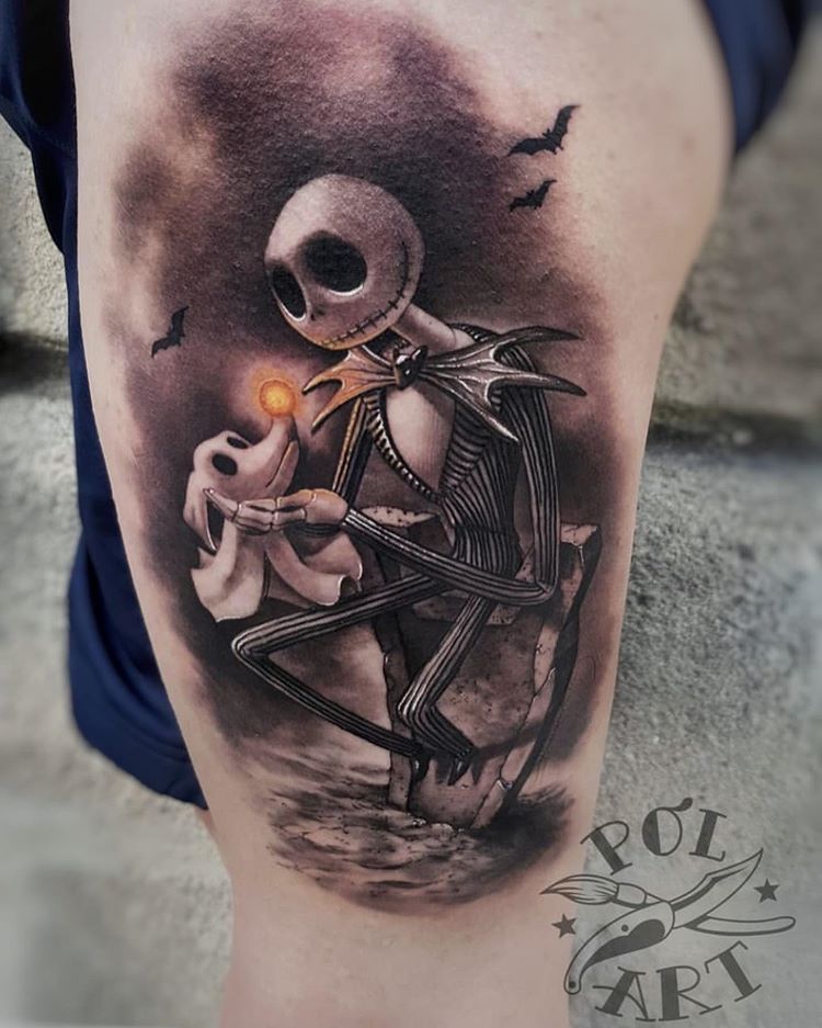 skeleton jack tattoos