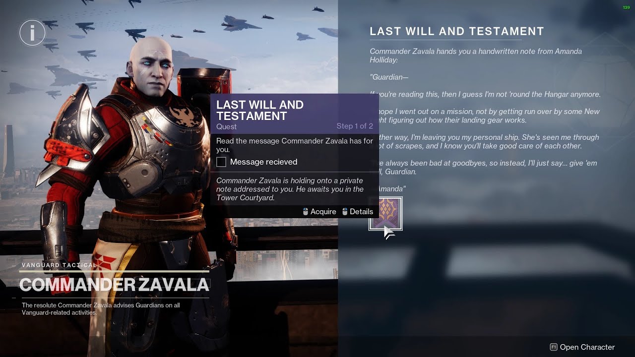 last will and testament destiny 2