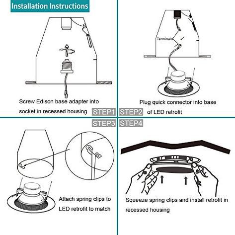 how to remove downlight spring clips