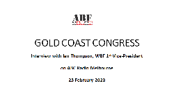 abf gold coast congress 2023