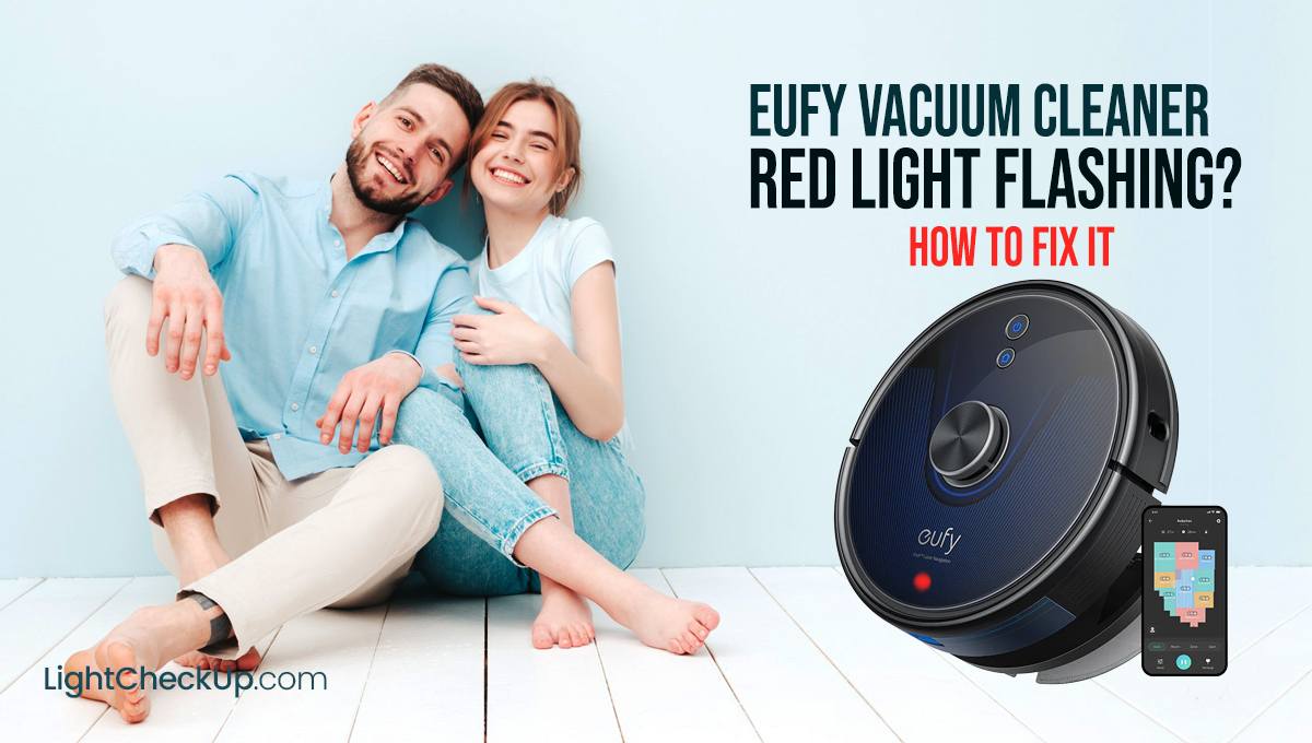 red light on eufy