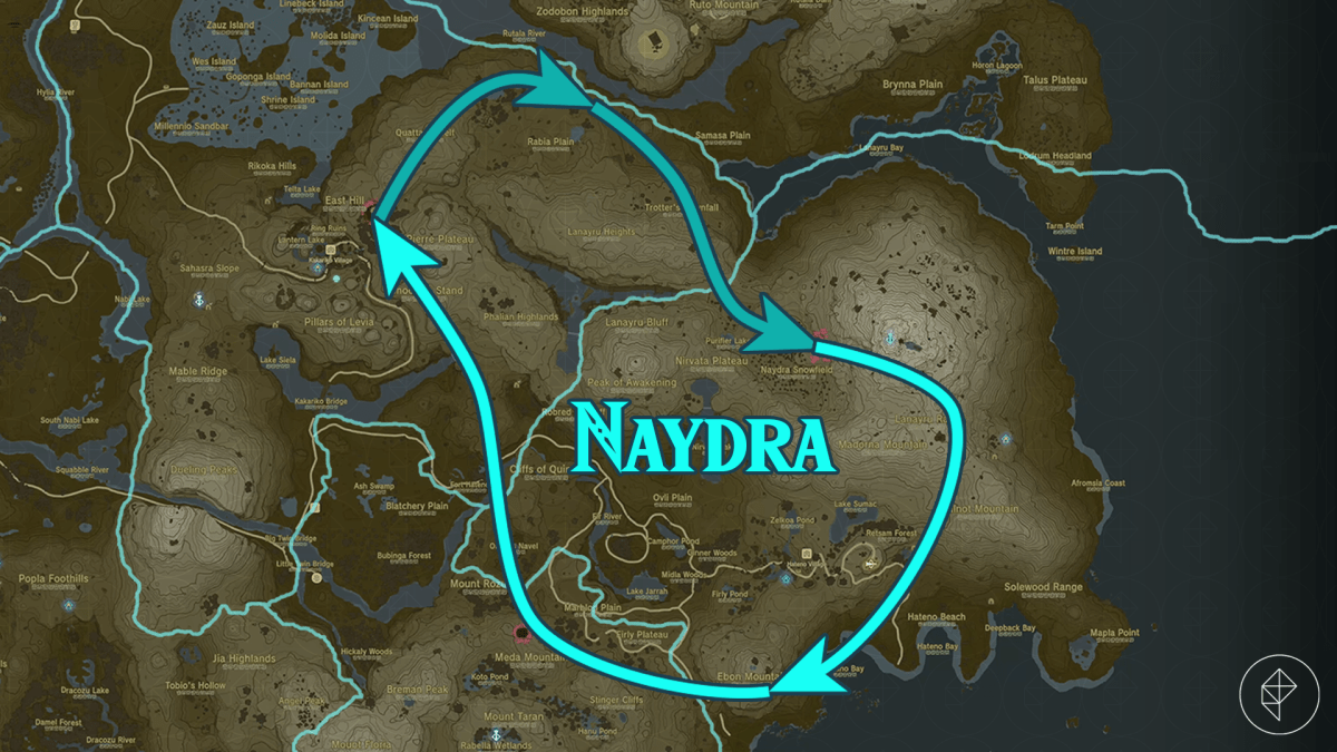 naydra location