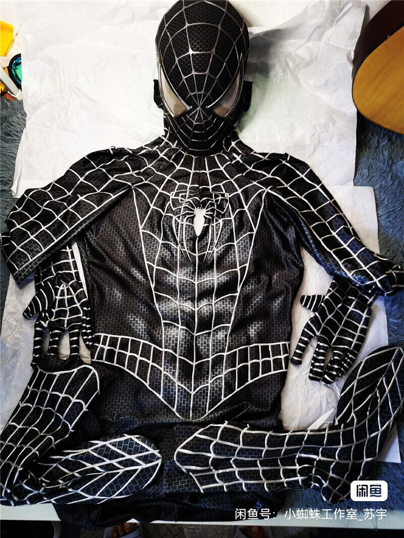 black spidey suit