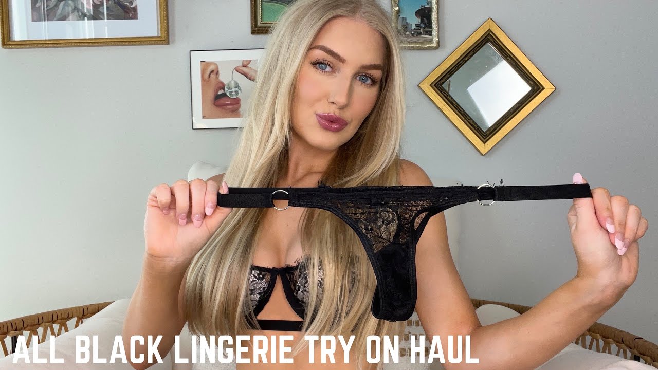 lingerie haul try on