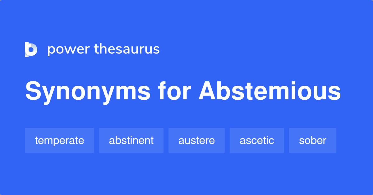 abstemious synonym