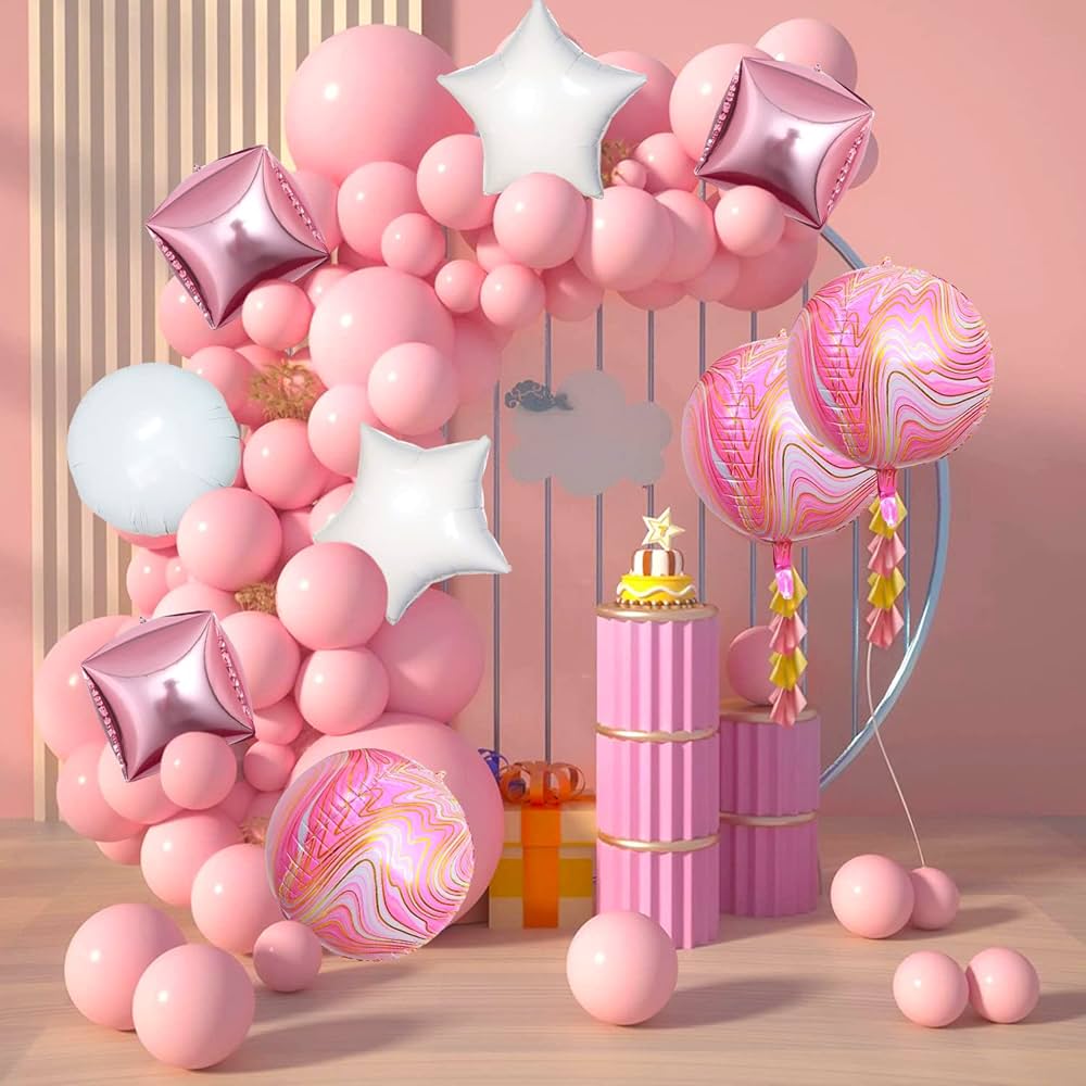 balloons decoration for birthday girl