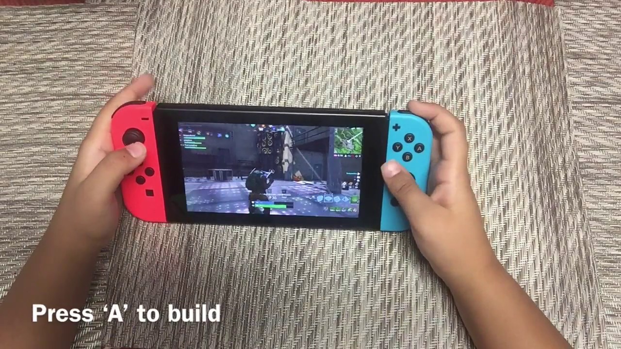 how to crouch in fortnite switch