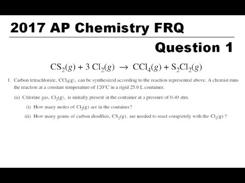 2017 ap chemistry free response