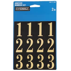 adhesive mailbox numbers