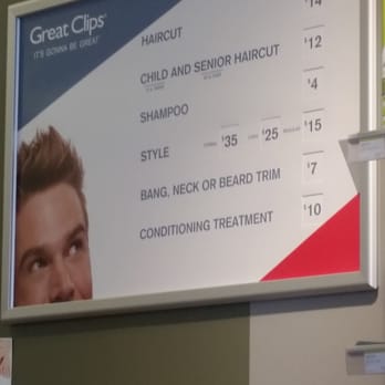 how much is a haircut at great clips