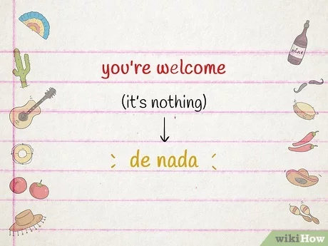 translate de nada from spanish to english