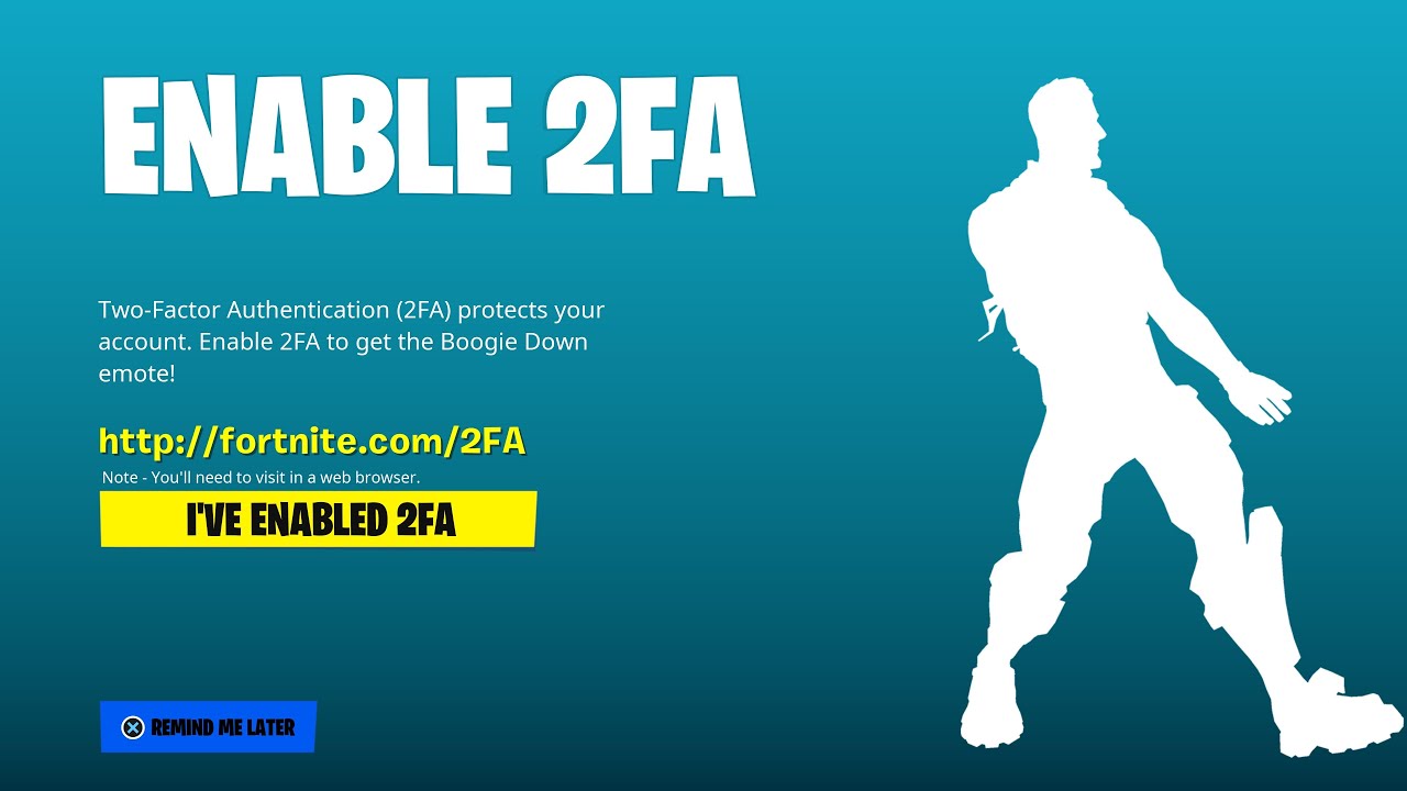 fornite.com/2fa to enable