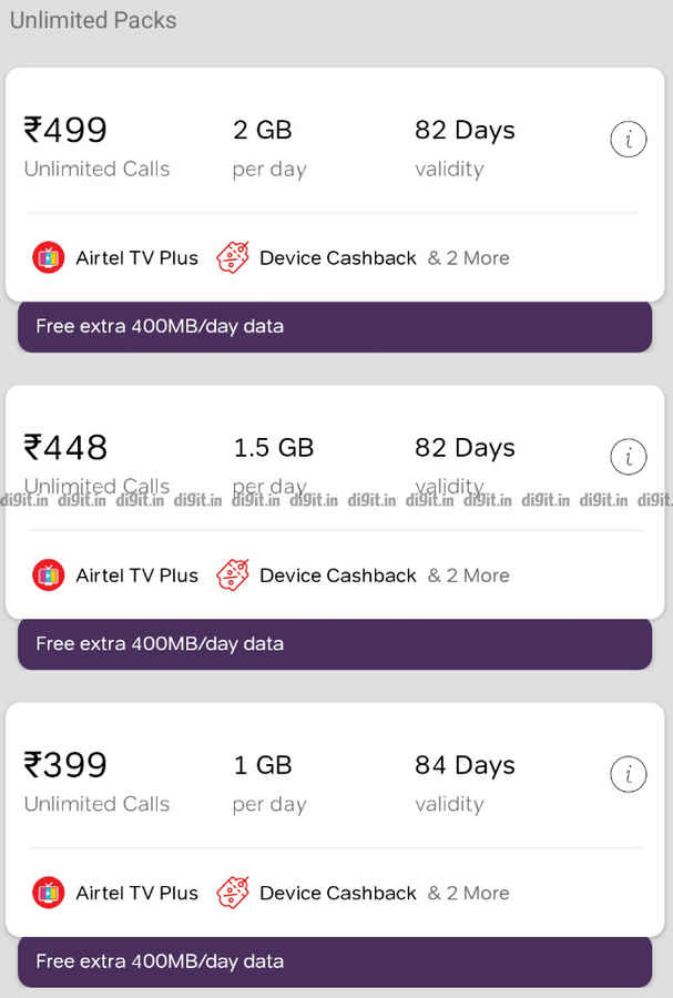 airtel 4g plans 84 days