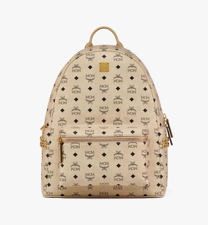 mcm stark backpack beige