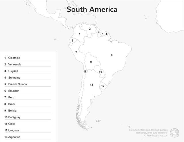 america geography quiz