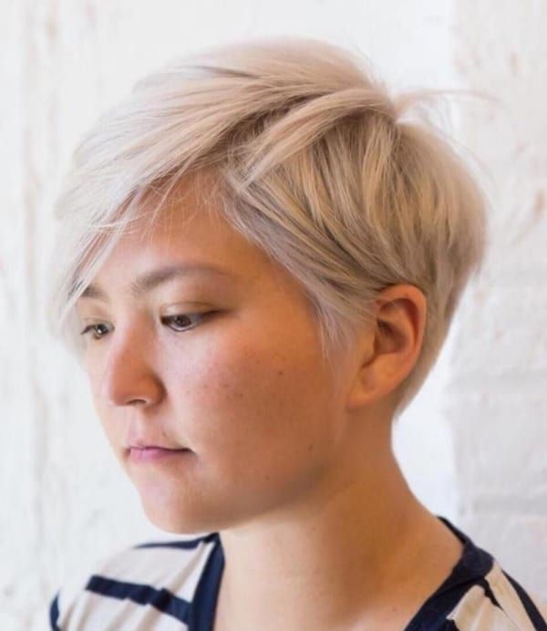 pixie hairstyles for fat faces