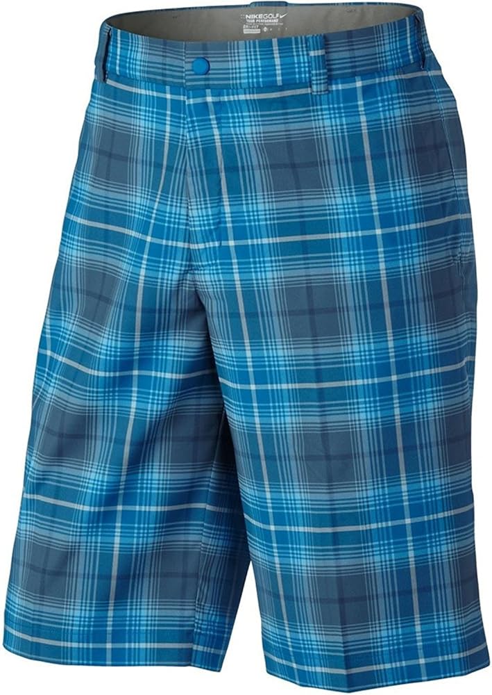 plaid nike golf shorts