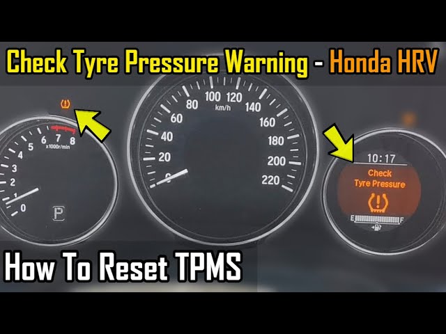 honda hrv tire pressure display