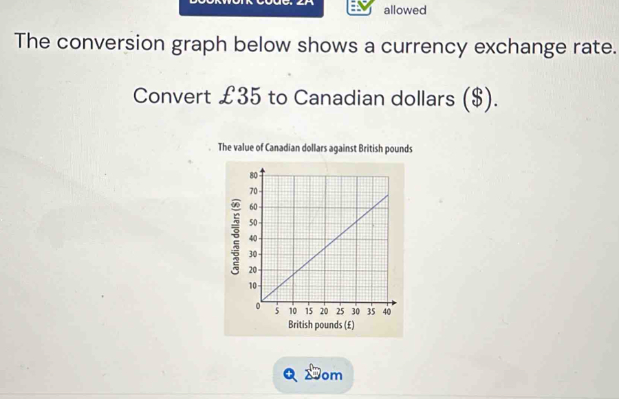 35 pounds in cad dollars