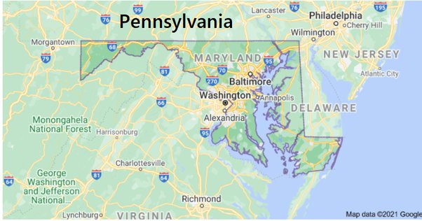 pennsylvania cities close to new york