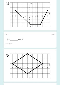 area of a triangle coordinate geometry worksheet