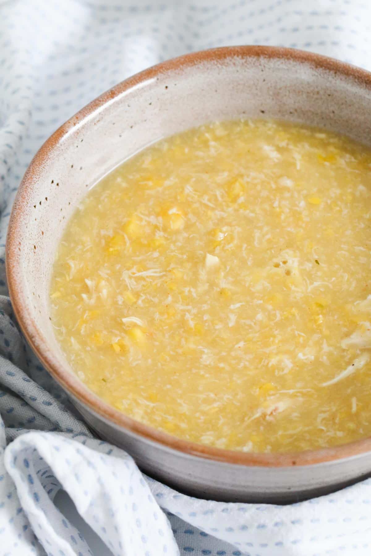 thermomix chicken corn soup